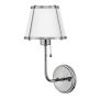 Hinkley Lighting Clarke HK-CLARKE1-PN-WH Sienos lempa 1x40W/E27 IP20