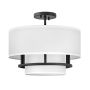 Hinkley Lighting Graham HK-GRAHAM-M-BK Stropo šviestuvas 3x40 W/E14