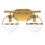 Hinkley Hollis HK-HOLLIS2-C-HB-BATH Sienos lempa 2x60W/E14 IP44