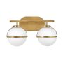 Hinkley Hollis HK-HOLLIS2-O-HB-BATH Sienos lempa 2x60W/E14 IP44