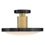 Hinkley Kieran HK-KIERAN-LED-SF-BK-LCB Stropo šviestuvas 32W/LED 2900K, 3500K, 4000K, 5000K, 6000K 3468lm