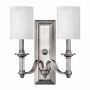Hinkley Lighting SUSSEX HK-SUSSEX2 Sienos lempa 2x60W/E14