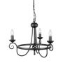 Elstead Lighting HARLECH HR3A-BLACK Švieslentė 3x60W/E14