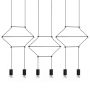 King Home FLUSSO LINE JD0032-6P Pakabinama lempa 6x3W/G9 3000K 1440LM IP20