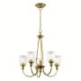 Elstead Lighting WAVERLY KL-WAVERLY5-NBR Švieslentė 3x60W/E27