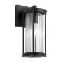 Kichler Barras KL-BARRAS2-S-BK Sienos lempa 1x40W/E27 IP44