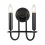 Kichler Capitol Hill KL-CAPITOL-HILL2-BLK Sienos lempa 2x40 W/E14
