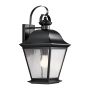 Kichler Mount Vernon KL-MOUNT-VERNON2-L-BK Sienos lempa 1x60W/E27 ip44