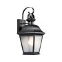 Kichler Mount Vernon KL-MOUNT-VERNON2-M-BK Sienos lempa 1x60W/E27 ip44