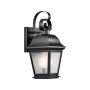 Kichler Mount Vernon KL-MOUNT-VERNON2-S-BK Sienos lempa 1x60W/E27 ip44