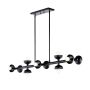 Kichler Palta KL-PALTA-LP10-BK Pakabinama lempa 10x40W/E14 IP20