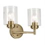 Kichler Winslow KL-WINSLOW-2W-NBR Sienos lempa 2x60W/E27 IP20