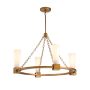 Elstead Lighting Kristy KRISTY4-DG-OPAL Švieslentė 4x40W/E27 IP20
