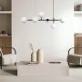 Light Prestige Alisa LP-005/6P BK/WH Pakabinama lempa 6x40W/E14 IP20
