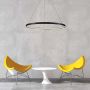 Light Prestige Ring LP-909/1P S BK CCT Pakabinama lempa 1x48W/LED 3000K|4000K|6000K IP20