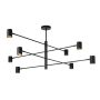 Light Prestige Snow LP-731/8P BK Pakabinama lempa 8x8W/GU10 IP20