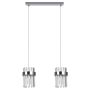 Light Prestige Vetro LP-2910/2L CH Pakabinama lempa 2x10W/E14 IP20
