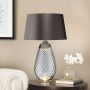 Elstead Lighting LENA LARGE LENA-TL-L-SMOKE Stalo lempa 1X7W/GU10+1x60W/E27