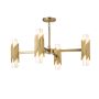 Elstead Lighting Marvele MARVELE8-AB-OPAL Švieslentė 8x40W/E14 IP20