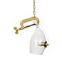 King Home VICE MD10961-1S.BRASS Pakabinama lempa 1x40W/E27 IP20