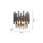 Milagro MADISON ML6936 Sienos lempa 2x40W/E14 IP20