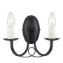 Elstead Lighting MINSTER MN2-BLACK Sienos lempa 2x60W/E14
