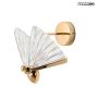 King Home BUTTERFLY M MSE010100324 Sienos lempa 1x7W/LED 3000K 560LM IP20