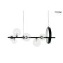 King Home MOOSEE ALURE LINE MSE010100285 Pakabinama lempa 7x5W/G9 3000K 1200LM IP20