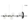 King Home MOOSEE ALURE LINE MSE010100286 Pakabinama lempa 10x5W/G9 3000K IP20