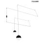 King Home MOOSEE BOWL DUO MSE010100152 Pakabinama lempa 2x60W/E27 IP20