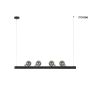King Home MOOSEE LINEAL MSE010100270 Pakabinama lempa 4x48W/G4 3000K 3840LM IP20