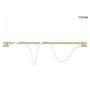 King Home MOOSEE SERPIENTE MSE010100178 Pakabinama lempa 1x22,4W/LED 3000K 1800LM IP20