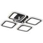 Zuma Line STELLAR MS232040R-BK Stropo šviestuvas 4x30W/LED 3000-6000k 2600lm