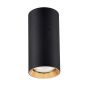 Light Prestige Manacor LP-232/1D - 170 BK/GD Lubų šviestuvas 1x50W/GU10 IP20