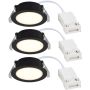 Nordlux Olea 2510400103 Įmontuojamas apšvietimas 3x4.4w/led 2700k 345lm ip65