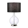 Elstead Lighting Orb ORB-CLEAR-PN-BLK Stalo lempa 1x60W/E27