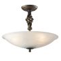 Elstead Lighting PEMBROKE PB-SF-A-BLK-GOLD Stropo šviestuvas 3x60W/E27