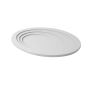 Light Prestige Alune LP-3009/1C WH oval Lubų šviestuvas 1x48W/LED 3000K|4000K|6000K 5968lm IP20
