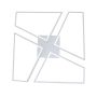 Light Prestige Nivra LP-0811/1C WH Lubų šviestuvas 4x45W/LED 3000K|4000K|6000K 5555lm IP20