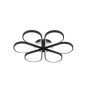 Light Prestige Velva LP-8432/1C BK Lubų šviestuvas 1x45W/LED 3000K|4000K|6000K 5555lm IP20