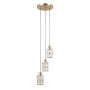 Italux Alma PND-40668-3-HBR Pakabinama lempa 3x40W/E27 IP20