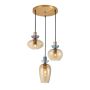 Italux Fanda PND-31882-3A-GD-AMB Pakabinama lempa 3x40W/E27 IP20