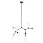 Italux Ferral PND-75075-8-BK-WG Stropo šviestuvas 8x40W/E27 IP20