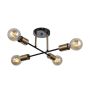 Italux FORMIO PND-4052-4-BL-HBR Stropo šviestuvas 4x40W/E27 IP20