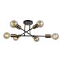 Italux FORMIO PND-4052-6-BL-HBR Stropo šviestuvas 6x40W/E27 IP20