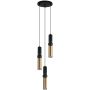 Italux ISIDORA PND-14290-3-BK-BRO Pakabinama lempa 3x25W/GU10 IP20