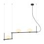 Italux KERNIO PND-357783-BK+W Pakabinama lempa 3x25W/G9 IP20