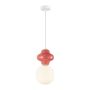 Italux Latera PND-94331-1L-RED Pakabinama lempa 1x40W/E14 IP20