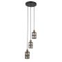 Italux Menfi PND-44236-3-BK-GD Pakabinama lempa 3x40W/E27 IP20