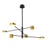 Italux REMDAL PND-16374-6-BK-GD-4K Pakabinama lempa 36W/LED 4000K 2700LM IP20